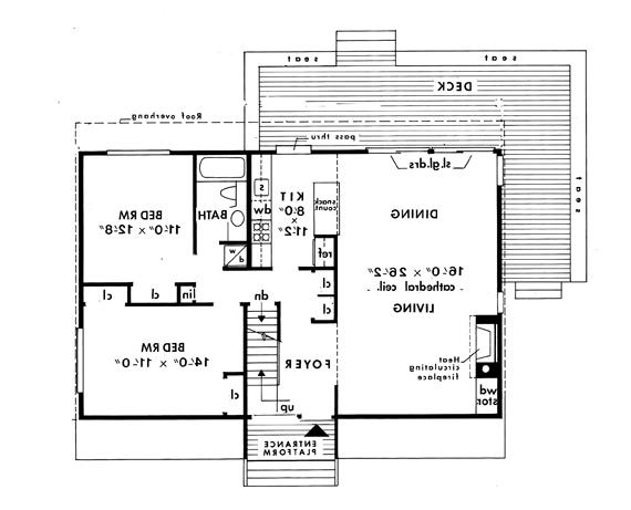 First Floor Plan image of BERKSHIRE House Plan